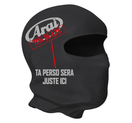 CAGOULE ARAI REFLECHISSANTE  + 1 PERSO