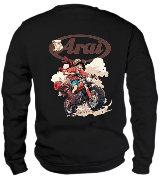 Sweat Araï Luffy Moto